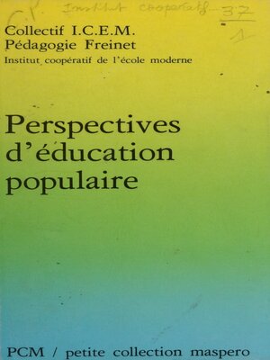 cover image of Perspectives d'éducation populaire
